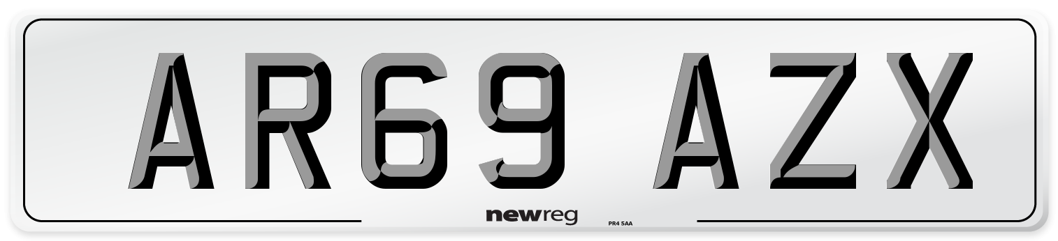 AR69 AZX Number Plate from New Reg